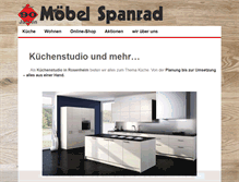 Tablet Screenshot of moebel-spanrad.de